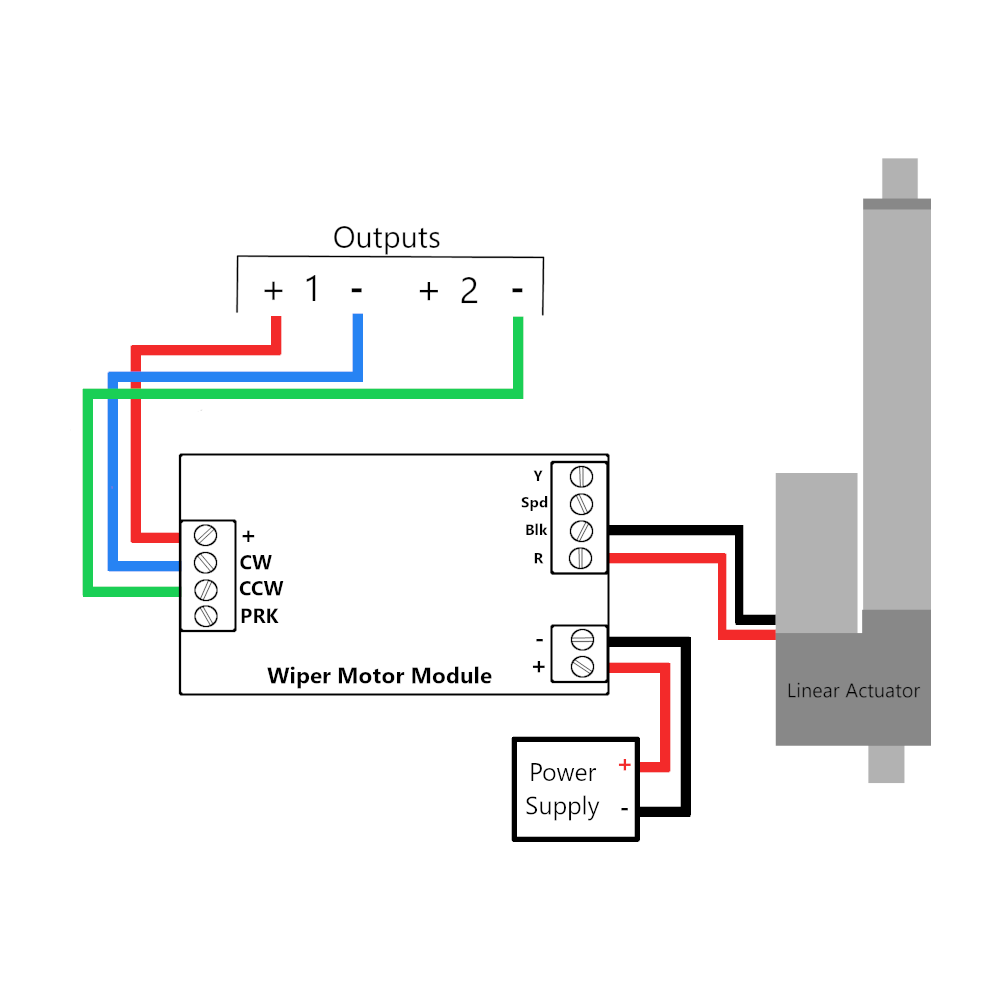 Wiper Motor Module 12V Purgatory Props
